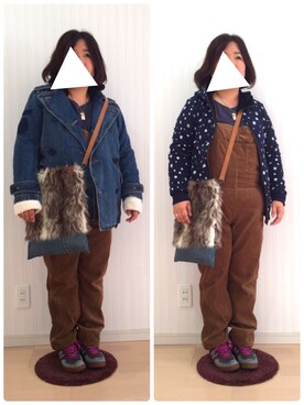 「PATRICK COX（パトリック・コックス）のアイテム（アクセサリー）」を使った、はななさん（レディース・150cm）の冬コーディネート