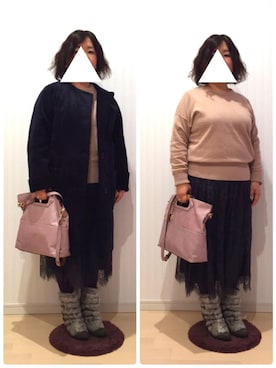 はななさん（レディース・150cm）の冬コーディネート