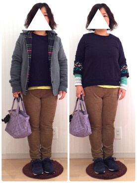 はななさん（レディース・150cm）の冬コーディネート