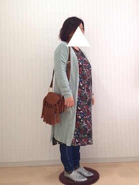 「iT（イット）のアイテム（バッグ）」を使った、はななさん（レディース・150cm）の春コーディネート