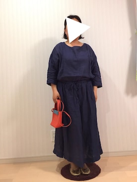 「グリッター」｜「アイテム（ハンドバッグ）」を使った、はななさん（レディース・150cm）の春コーディネート