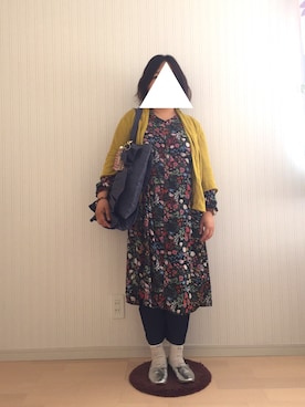 「Jocomomola（ホコモモラ）のアイテム（トップス）」を使った、はななさん（レディース・150cm）の春コーディネート