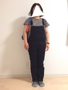 「NEEDLE WORK SOON（ニードルワークスーン）のアイテム」を使った、はななさん（レディース・150cm）の春コーディネート