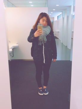 「H&M（エイチ・アンド・エム）のアイテム（その他）」を使った、マ ミさん（レディース・157cm）の冬コーディネート