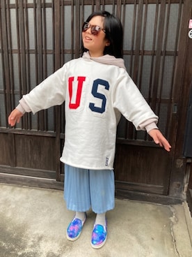 「kith」｜「アイテム（スリッポン）」を使った、ninja-kingさん（メンズ・169cm）の春コーディネート