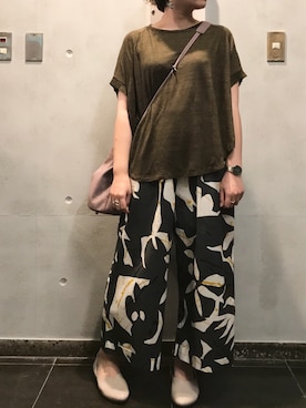 「TANG!（タング）のアイテム」を使った、angyさん（レディース・156cm）の夏コーディネート