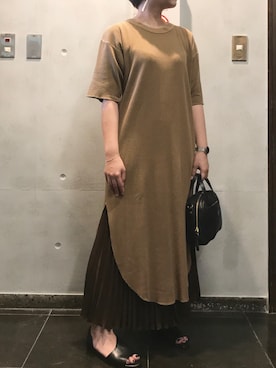 「CLEDRAN（クレドラン）のアイテム」を使った、angyさん（レディース・156cm）の夏コーディネート
