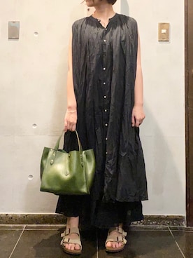 「CLEDRAN（クレドラン）のアイテム」を使った、angyさん（レディース・156cm）の秋コーディネート