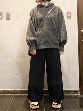 「CLEDRAN（クレドラン）のアイテム」を使った、angyさん（レディース・156cm）の冬コーディネート