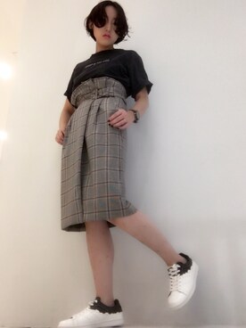 「STUDIOUS HIGH」｜テラダアイリさん（レディース・163cm）の夏コーディネート