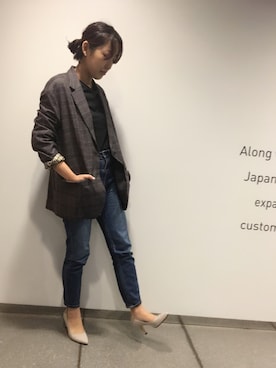 「STUDIOUS SELECT(STUDIOUS SELECT)」｜「アイテム（ジャケット/アウター）」を使った、テラダアイリさん（レディース・163cm）の秋コーディネート