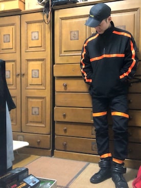 「タクティカル」｜「アイテム（デニムパンツ）」を使った、MM.Hさん（メンズ・173cm）の春コーディネート