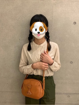 「Ungaro（ウンガロ）のアイテム」を使った、さやさん（レディース・161cm）の秋コーディネート