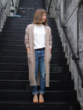 MANYさん（レディース・158cm）の冬コーディネート