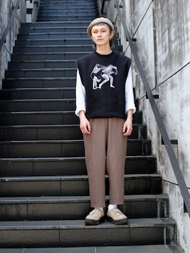 MANYさん（メンズ・171cm）の春コーディネート