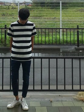 「スタンスミス」｜hirosuke さん（メンズ・175cm）の秋コーディネート