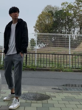 「平成最後のWEARISTAセンバツ」｜「アイテム（ナイロンジャケット）」を使った、hirosuke さん（メンズ・175cm）の春コーディネート