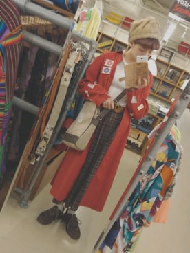 「MERLOT（メルロー）のアイテム」を使った、えのき🍄さん（レディース・167cm）の秋コーディネート