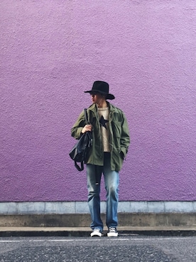 マロポッポ軍曹さん（メンズ・173cm）の春コーディネート