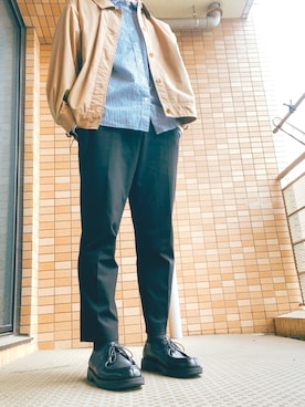 「Steven Alan（スティーブンアラン）のアイテム（ブルゾン）」を使った、じゃさん（メンズ・168cm）の春コーディネート