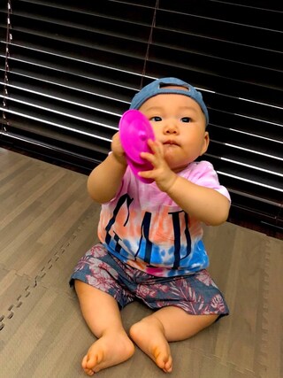 あさし is wearing babyGAP