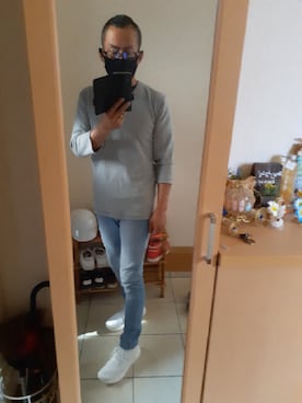 「AZUL by moussy（アズールバイマウジー）のアイテム」を使った、shinnosuke0327さん（メンズ・170cm）の春コーディネート