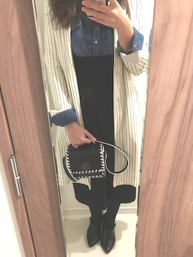 「ESPERANZA（エスペランサ）のアイテム（ブーティ）」を使った、reiさん（レディース・169cm）の春コーディネート