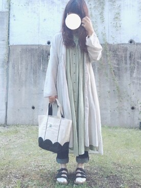 ふかみさん（レディース・158cm）の春コーディネート