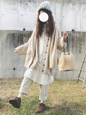 ふかみさん（レディース・158cm）の冬コーディネート