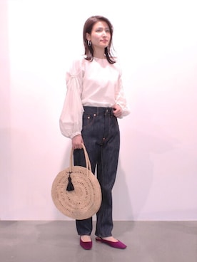 「Scye（サイ）のアイテム」を使った、i_am_hrkさん（レディース・157cm）の春コーディネート