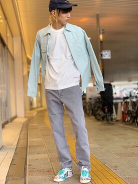 AKKIIさん（メンズ・182cm）の夏コーディネート