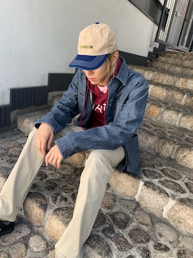 「MATIX（マティックス）のアイテム」を使った、AKKIIさん（メンズ・182cm）の秋コーディネート