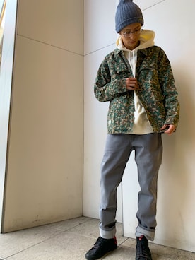 「MATIX（マティックス）のアイテム」を使った、AKKIIさん（メンズ・182cm）の冬コーディネート