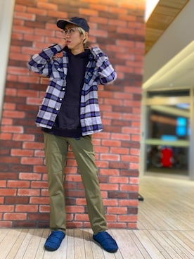 「MATIX（マティックス）のアイテム」を使った、AKKIIさん（メンズ・182cm）の冬コーディネート