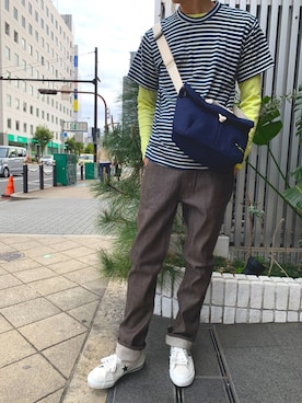 AKKIIさん（メンズ・182cm）の春コーディネート