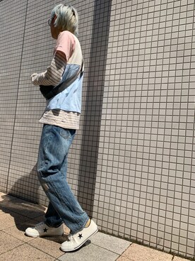 AKKIIさん（メンズ・182cm）の春コーディネート