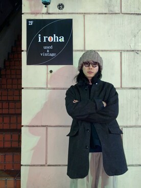 「Sillage（シアージ）のアイテム（ジャケット/アウター）」を使った、ハッシーさん（メンズ・173cm）の冬コーディネート