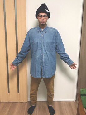 「Samansa Mos2（サマンサ モスモス）のアイテム（パンツ）」を使った、ブルマンさん（メンズ・170cm）の春コーディネート