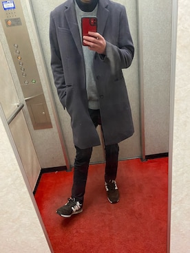 「Apple（-）のアイテム（その他）」を使った、ふなうさん（メンズ・174cm）の冬コーディネート