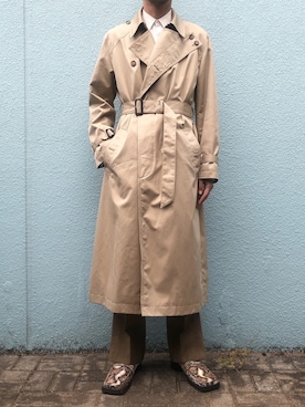 「MARTINE ROSE（マーティンローズ）のアイテム（ローファー）」を使った、takutoさん（メンズ・171cm）の春コーディネート