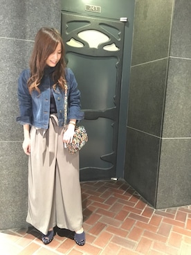 「BSTR」｜「アイテム（その他アウター）」を使った、asumiさん（レディース・148cm）の春コーディネート