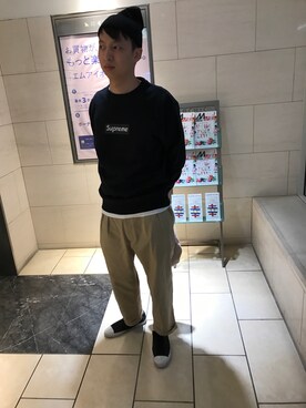 「ICON（アイコン）のアイテム」を使った、Edenyangyangさん（メンズ・181cm）の冬コーディネート