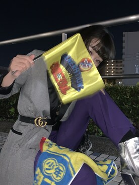 「Guess（ゲス）のアイテム（ワンピース/ドレス）」を使った、Hinataさん（レディース・155cm）の冬コーディネート