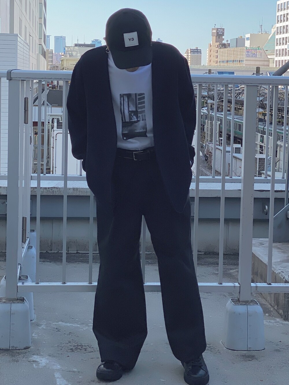 STUDIOUS☆ミルフィーユトロカーディガンジャケット 1 ブラック STUDIOUS（ステュディオス）の「【STUDIOUS】ﾐﾙﾌｨｰﾕﾄﾛｶｰﾃﾞｨｶﾞﾝ