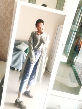 「LILY BROWN（リリーブラウン）のアイテム（モッズコート）」を使った、claire酱さん（レディース・162cm）の春コーディネート