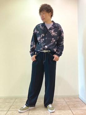 「JUNRED（ジュンレッド）のアイテム（アクセサリー）」を使った、せいじさん（メンズ・175cm）の春コーディネート