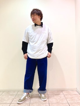 「JUNRED（ジュンレッド）のアイテム（パンツ）」を使った、せいじさん（メンズ・175cm）の春コーディネート