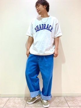 「JUNRED（ジュンレッド）のアイテム（パンツ）」を使った、せいじさん（メンズ・175cm）の春コーディネート