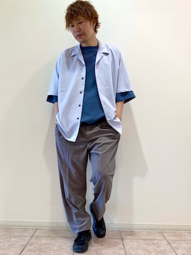 「JUNRED（ジュンレッド）のアイテム（パンツ）」を使った、せいじさん（メンズ・175cm）の春コーディネート