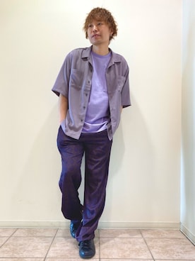 「JUNRED（ジュンレッド）のアイテム（パンツ）」を使った、せいじさん（メンズ・175cm）の春コーディネート